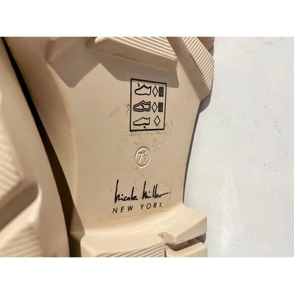 Nicole Miller Faux Fur Cuff Wedge Bootie - Picture 8 of 11